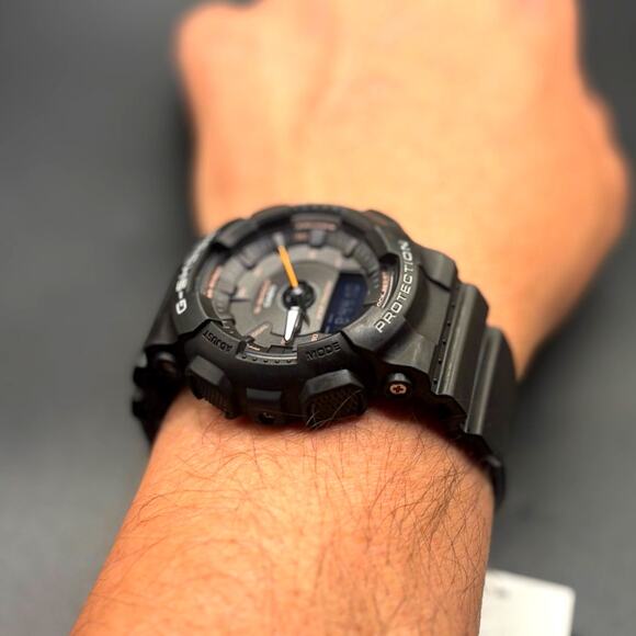 Casio G-Shock GMAS130VC-1A Unisex Black Analog Digital Step Tracker Watch NIBWT main image 7